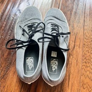 Vans Charcoal Lace-Up Sneakers
